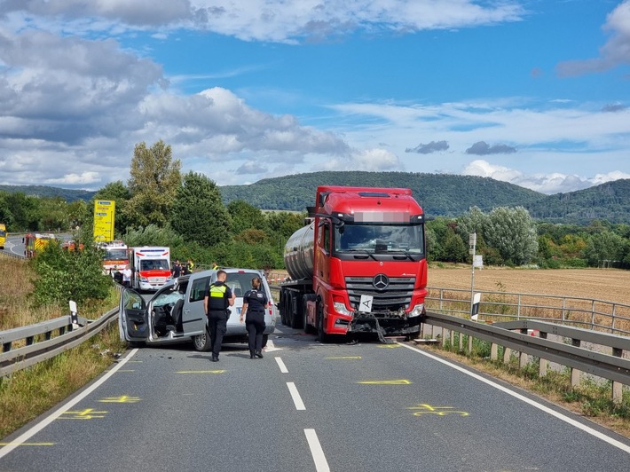 Tödlicher Unfall bei Hess. Oldendorf - Foto: Polizei Hameln