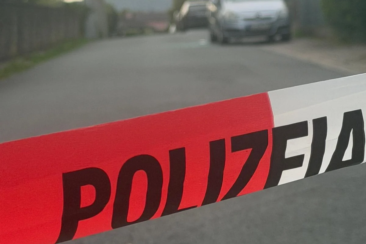Gewaltdelikt in Weibeck - Polizeiabsperrung